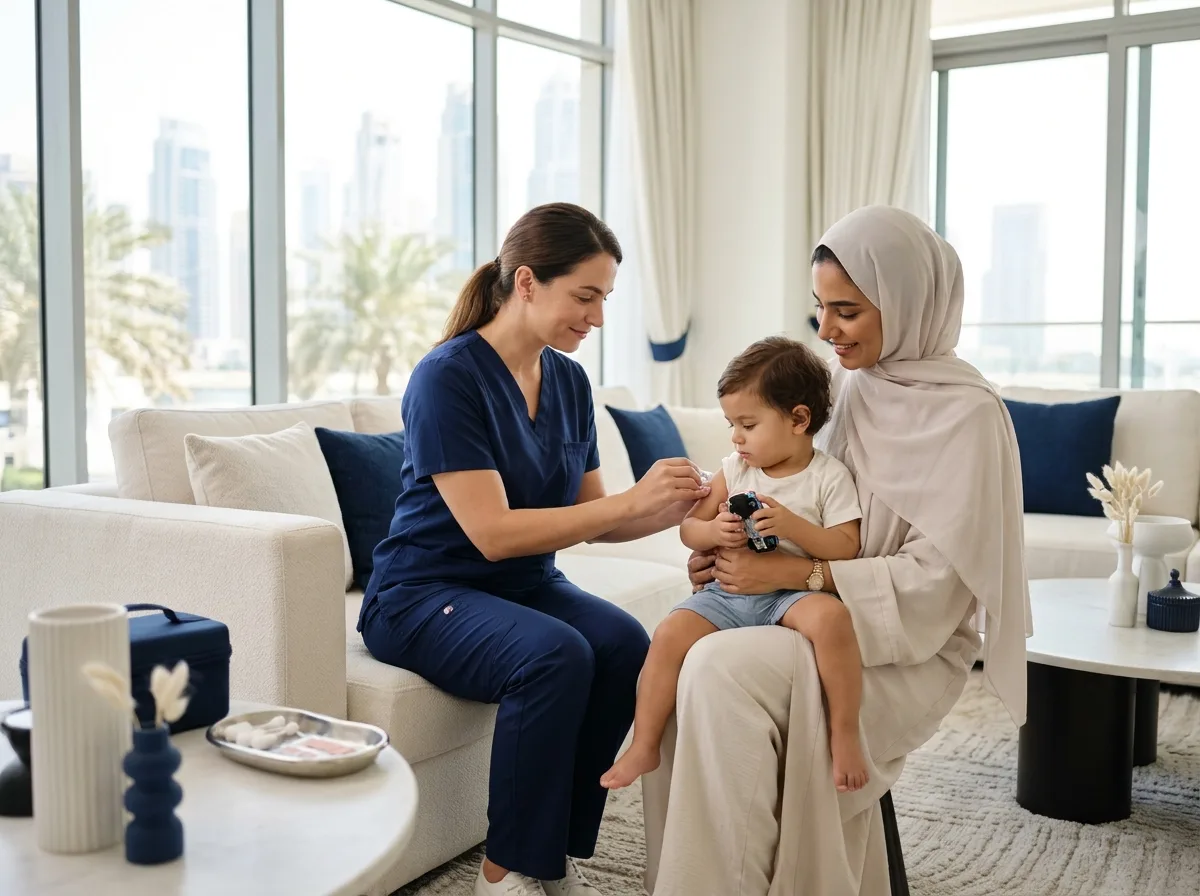 MMR vaccination at home in Dubai