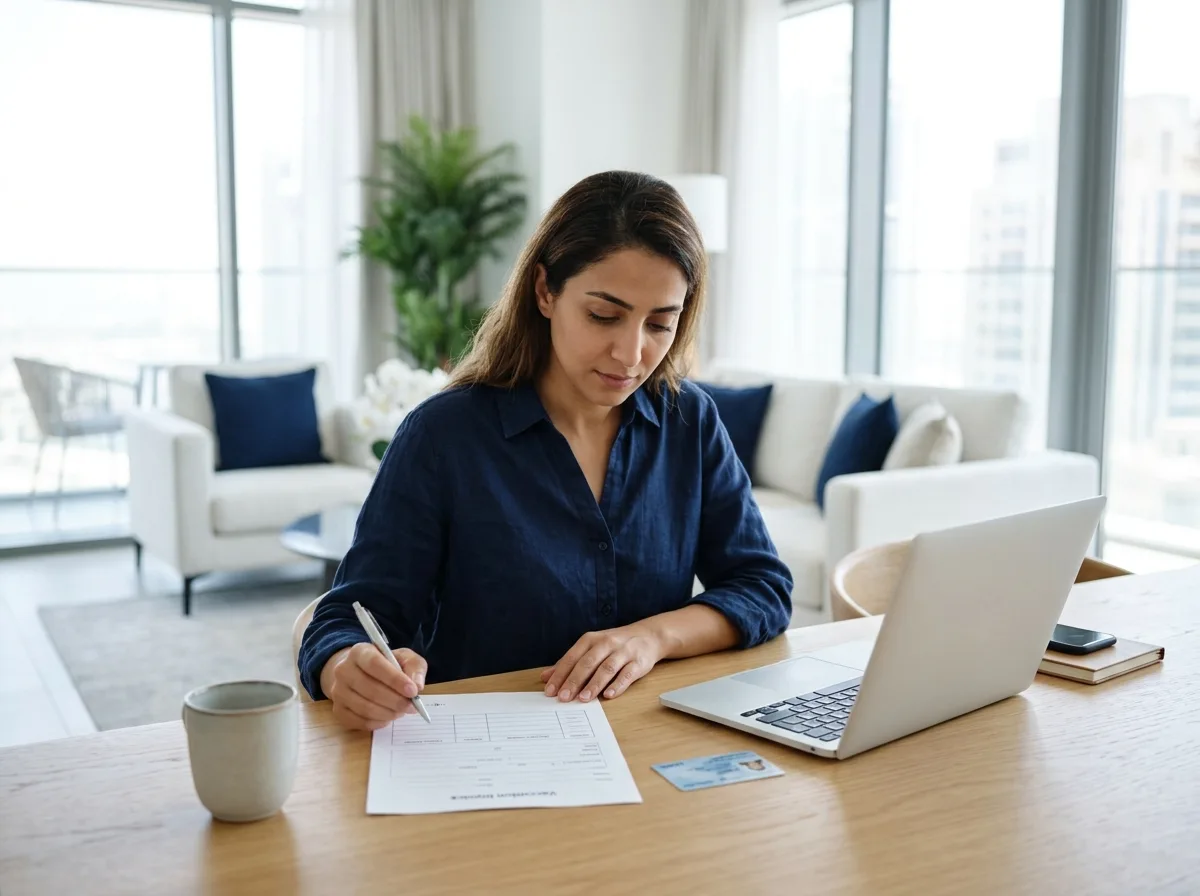 Reviewing vaccination visit fees and insurance at home