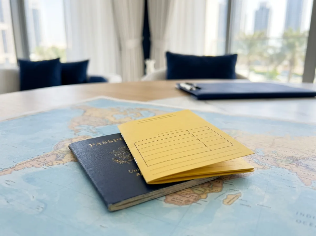 Yellow fever vaccination certificate for travel