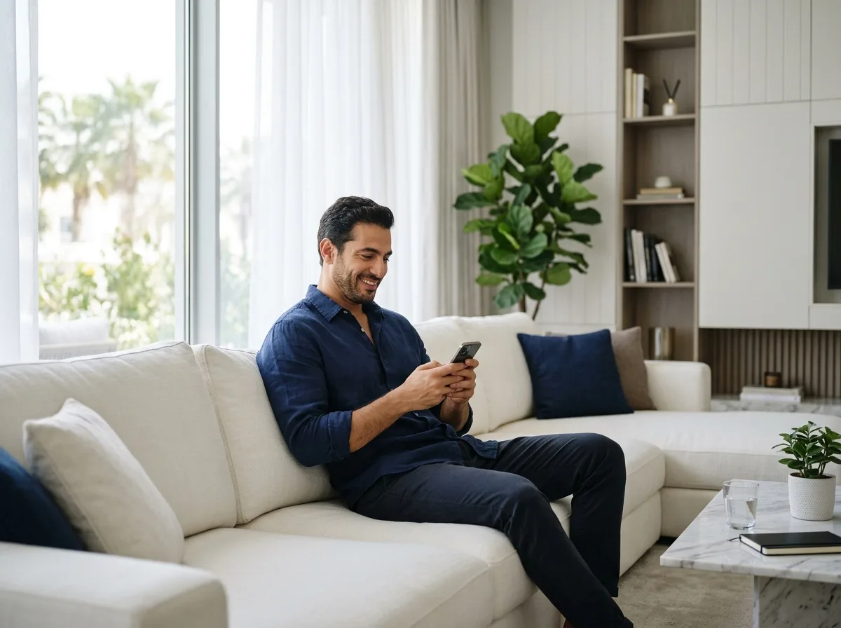 Patient reassured after a confidential home STD test