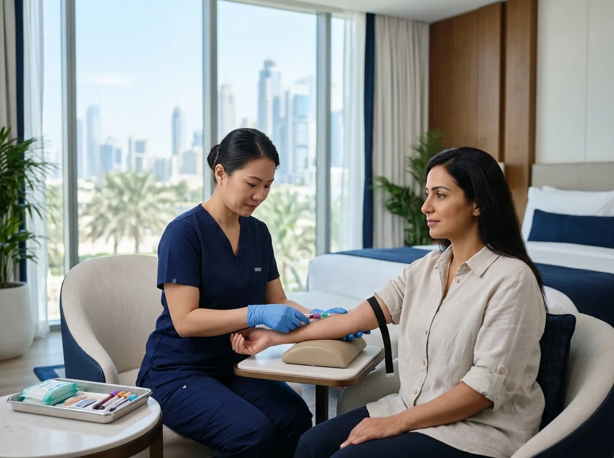 Prolactin blood test at home or hotel in Dubai